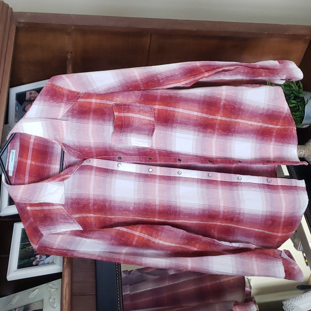 Red plaid shirt